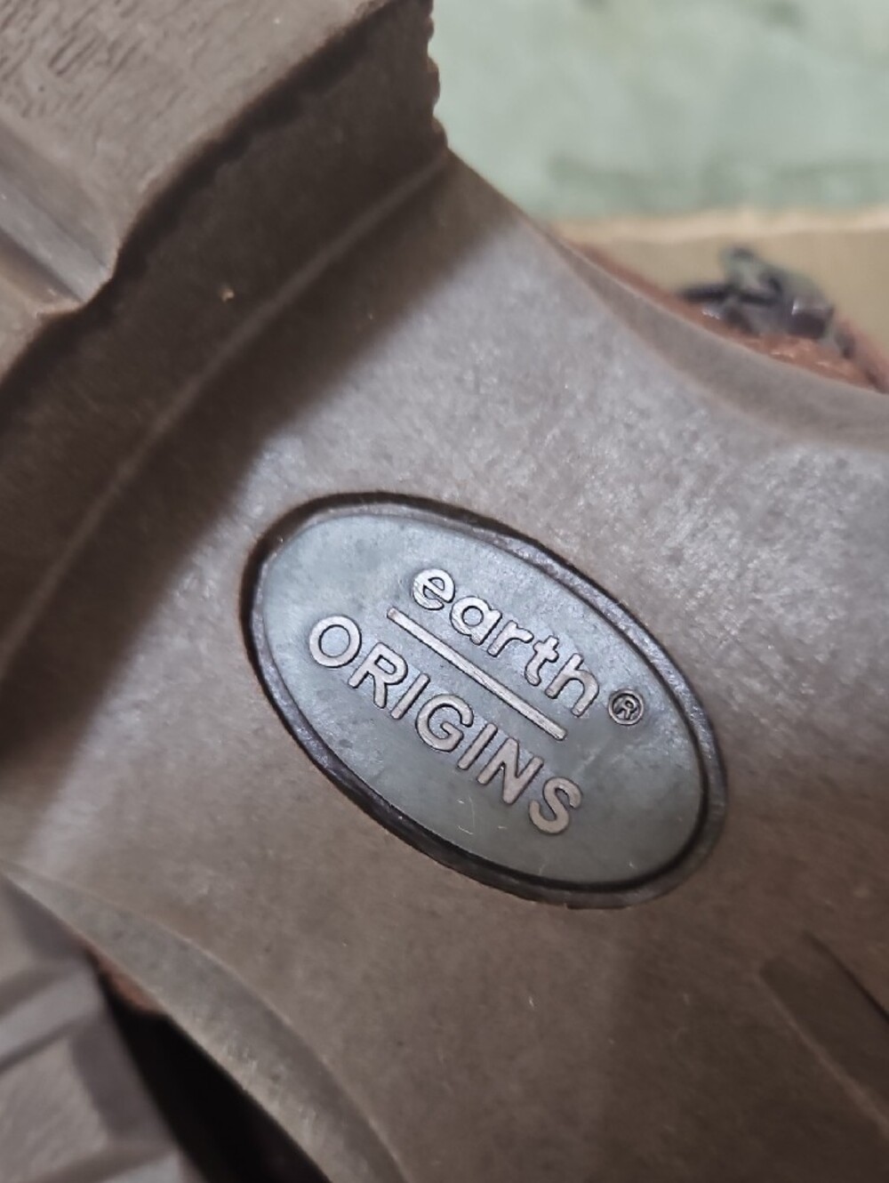 Earth Origins Chocolate Suede Ankle Booties - Picture 5 of 5